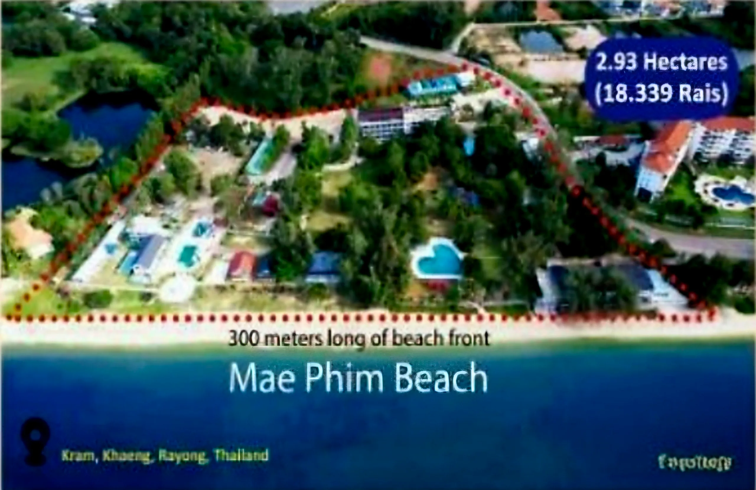EXCLUSIVE BEACHFRONT INVESTMENT OPPORTUNITY # – Mae Phim Beach, Rayong, Thailand